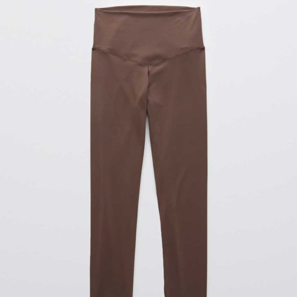 Taupe Aerie Chill Play Move Leggings - Picture 2 of 5